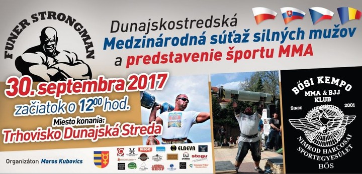 Strongman Show a MMA priamo v Dunajskej Strede